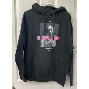 Ol' Dirty Bastard Brooklyn Zoo Raw Hoodie Grey hoodie Sweatshirt Medium New